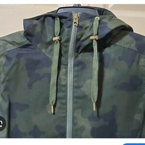 Camouflage Hooded Women's Jacket